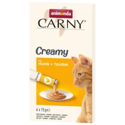 ANIMONDA Carny Creamy z Kurczakiem i Tauryną 6x15g